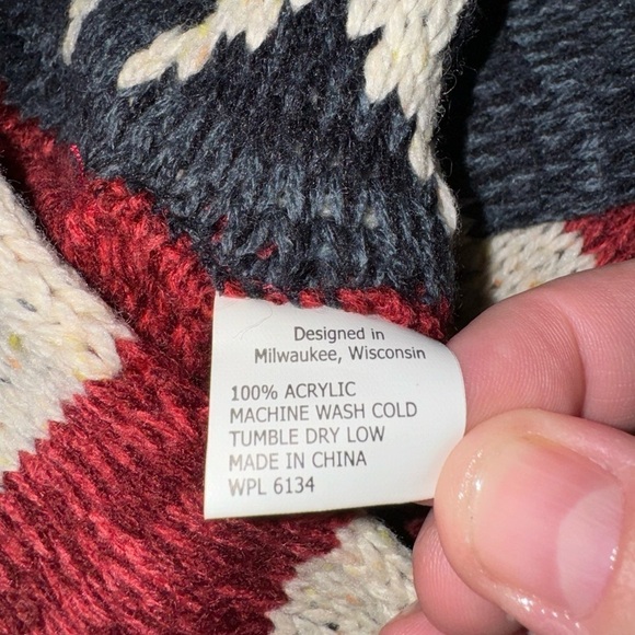 MUK LUKS Stars and Stripes Infinity Scarf One Size - Picture 5 of 6